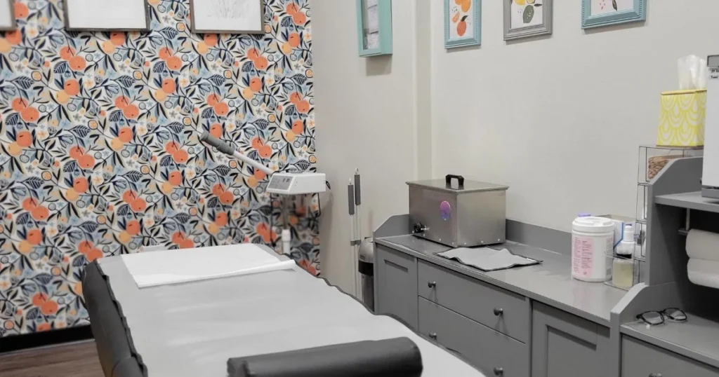 fully decorated spa salon suite inside phenix salon suites cinnaminson nj