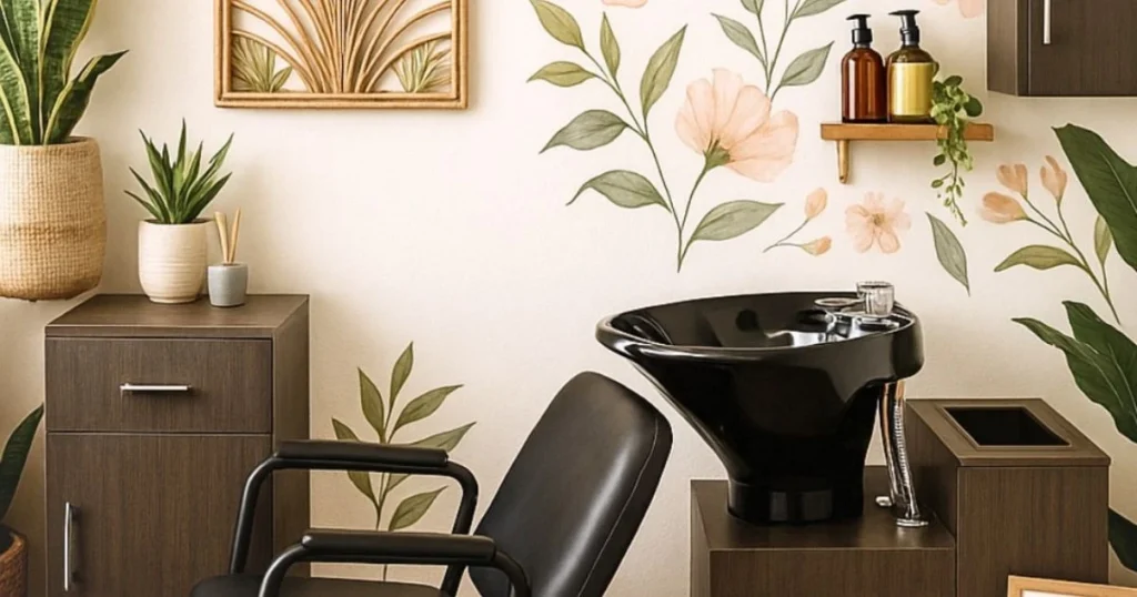 floral design hair stylist suite inside phenix salon suites deptford, nj